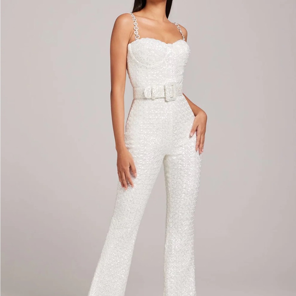COPY - Nadine Merabi Lucinda white jumpsuit